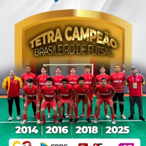 Rumo ao Tetra Mundial! Colégio Amorim representa o Brasil no Campeonato Mundial Escolar de Futsal 2025